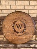 Napa Valley Wine Barrel Lid Reclaimed (C4)