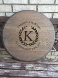 Napa Valley Wine Barrel Lid Reclaimed (C4)