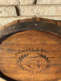 Whiskey Barrel Head with Hoop & 3" Stave I DO Collection (C5)