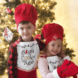 Santa's Cookie Tester Child's Apron Set