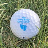 Pregnancy Announcement Custom Titleist Pro V1 Golf Balls