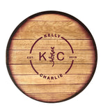 Napa Valley Wine Barrel Lid Reclaimed I Do Collection (C6)
