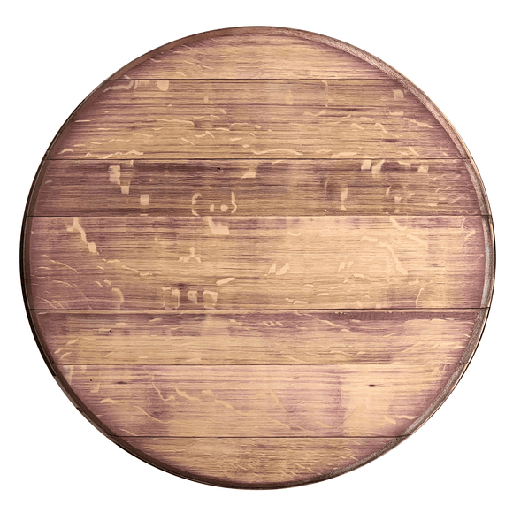 Reclaimed Wine Barrel Head - Design Your Own